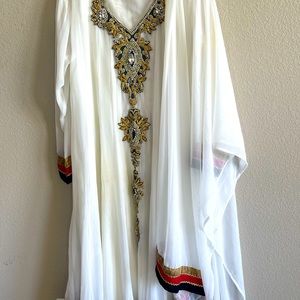 Indian dress color white